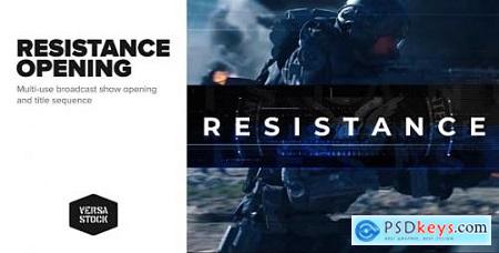 Videohive Resistance Show Opening Title Sequence 21475170