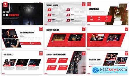 Champ - Boxing Powerpoint Template