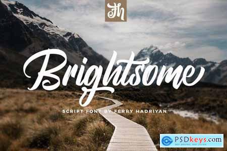 Brightsome - Script Font 4462746