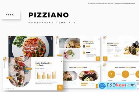 Pizziano - Powerpoint Google Slides and Keynote Templates