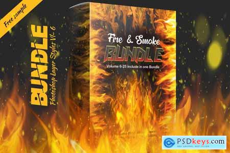 Fire & Smoke Bundle PSD 4422579