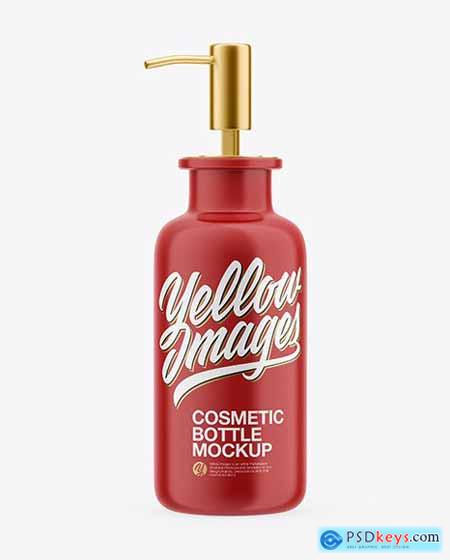 Matte Cosmetic Bottle Mockup 53592