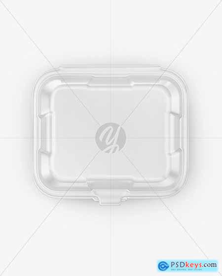 Glossy Tray with Paper Label Mockup 53738