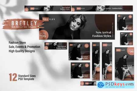 BRETLEY Fashion Store Web Banner Ads