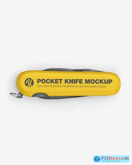 Matte Pocket Knife Mockup 53784