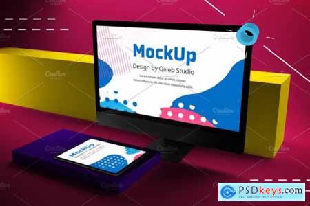 Abstract Responsive Mock Up V.2 4444567