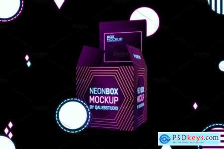 Neon Box Mockup 4444638