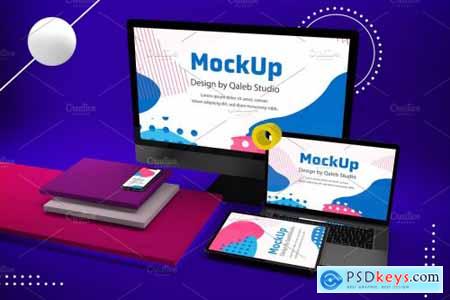 Abstract Responsive Mock Up V.2 4444567
