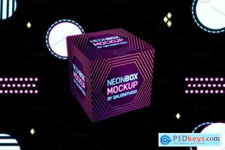 Neon Box Mockup 4444638