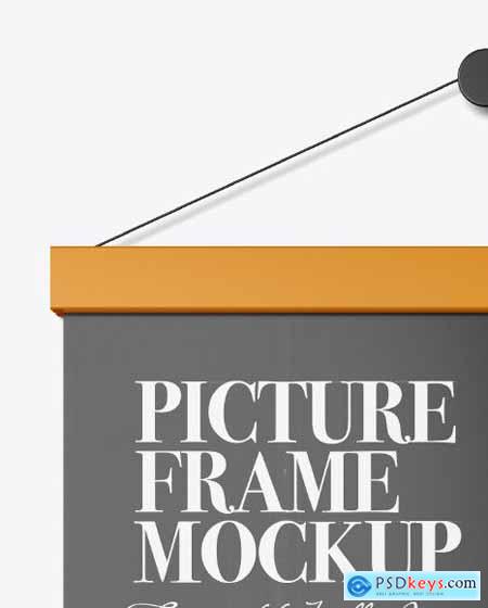 Glossy Picture Frame Mockup 53951