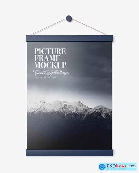 Glossy Picture Frame Mockup 53951