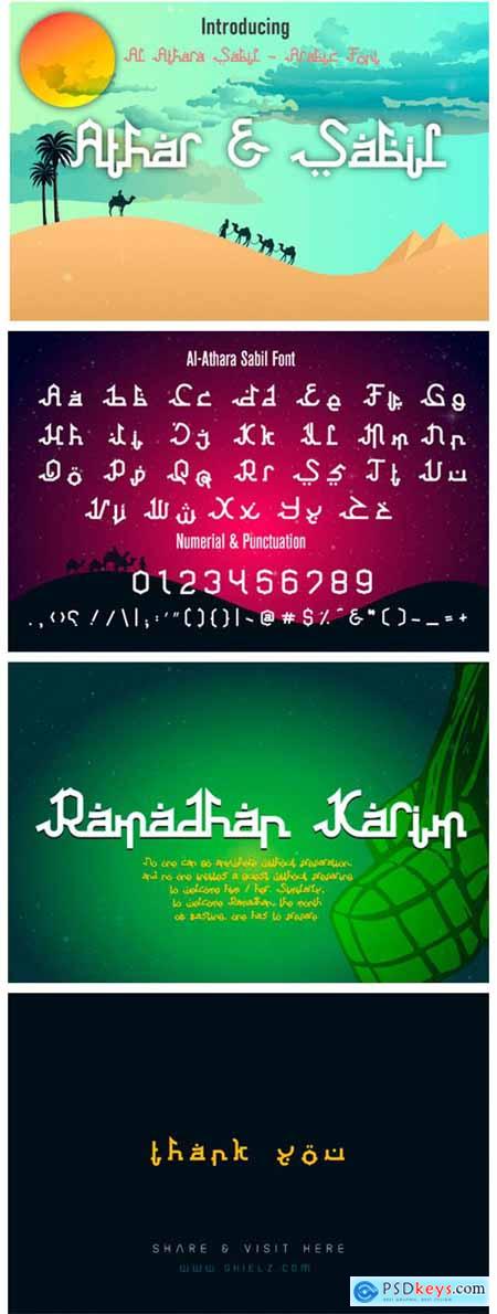 Athar & Sabil Font