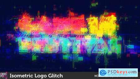 Videohive Isometric Logo Glitch 18080686