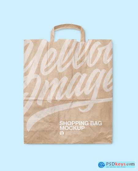 Kraft Shopping Bag Mockup 54544