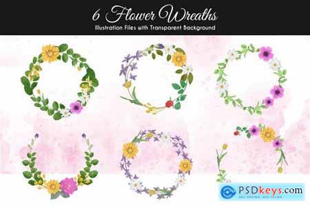 Watercolor Floral Illustrations Pack