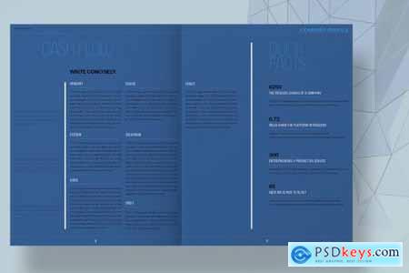 Blue Architecture Brochure Layout 4493032