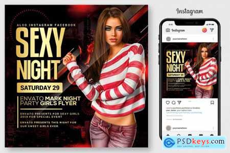 Sexy Night Girl Flyer 4452228