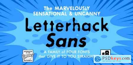 Letterhack Sans Complete Family