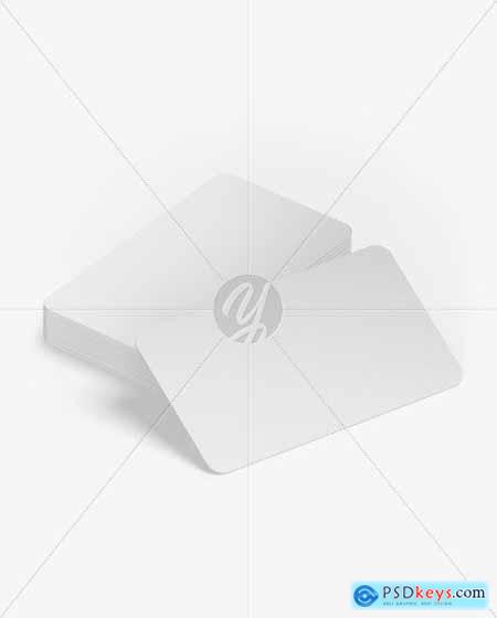 Stack of Business Cards Mockup 54671