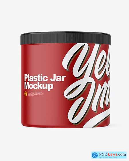 Plastic Jar Mockup 54254