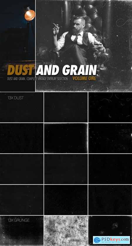 Dust and Grain Photo Overlay Mockup Set 317123265