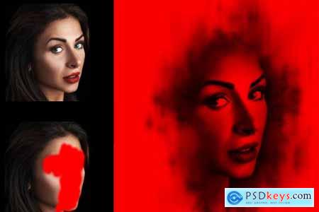 3D Focus Art Effect Photoshop Action 4449686