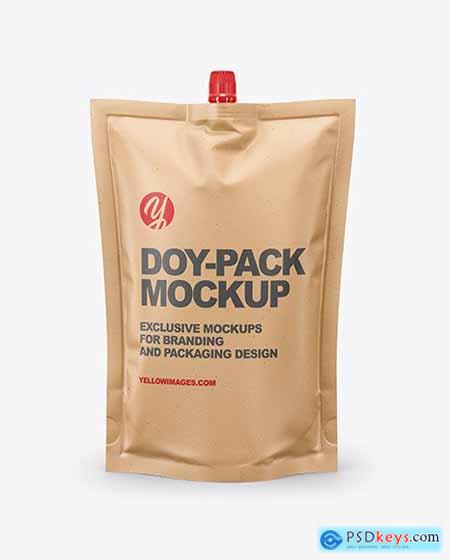 Kraft Doy-Pack Mockup 54626