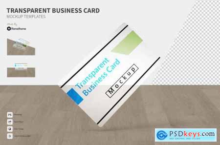 Transparent Business Card - Mockup FH