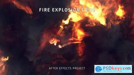 Videohive Fire Explosion Logo 25581039