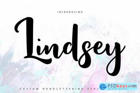 Lindsay Custom Handlettering Script