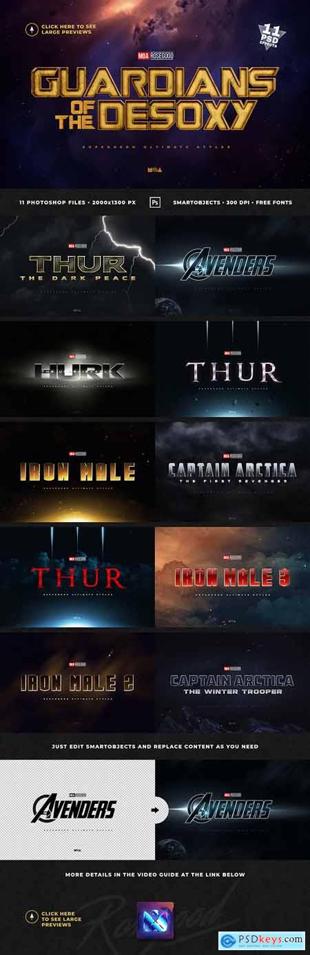 Superhero Ultimate Text Effects vol.1 25572702