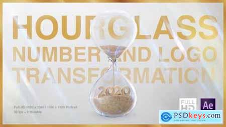 Videohive Hourglass Number and Logo Transformation 25550747
