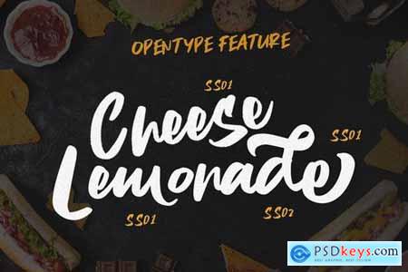 Cheese Lemonade - Script Brush Stylist Food
