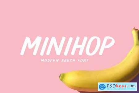 MINIHOP - Modern Brush Font