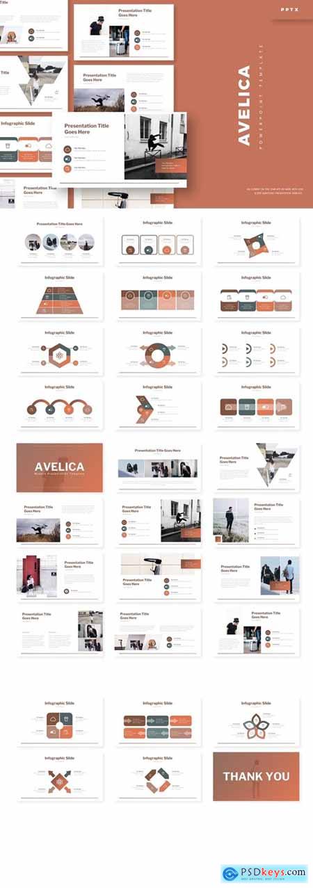 Avelica Powerpoint, Keynote and Google Slides Templates