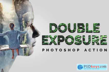 Double Exposure Photoshop Action 4416810