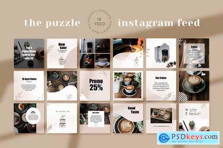 Coffee Shop Instagram Puzzle