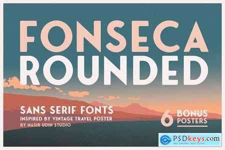 Fonseca Rounded +BONUS RETRO POSTERS 3781809