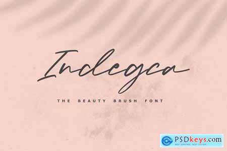 Indegca - The Beauty Brush Font