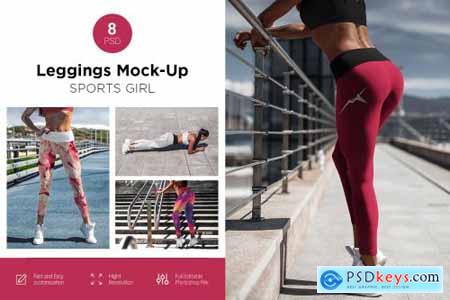Leggings Mock-Up Sports Girl 2971156