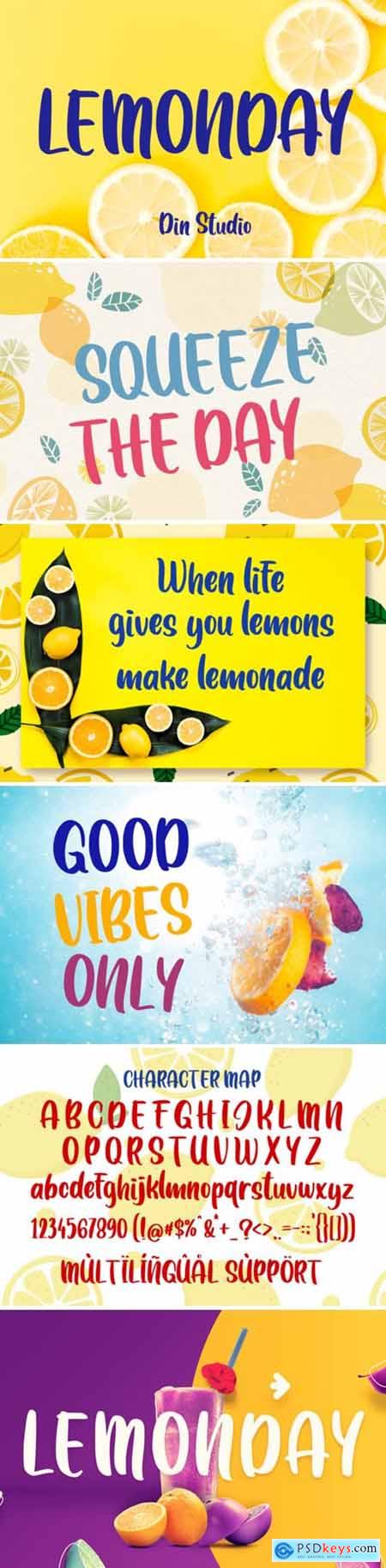 Lemonday Font