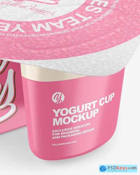 Yogurt Cup Mockup 55159