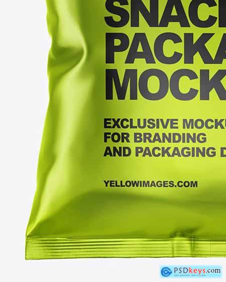 Metallic Snack Package Mockup 55161