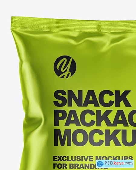 Metallic Snack Package Mockup 55161