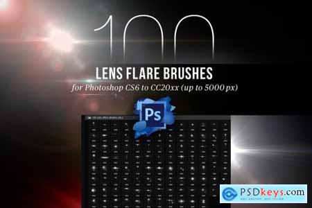 100 Lens Effect Brushes for PS Vol 1 4443103