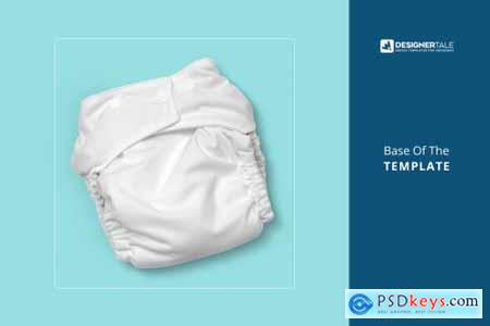 Reusable Cloth Diaper Mockup 4396429
