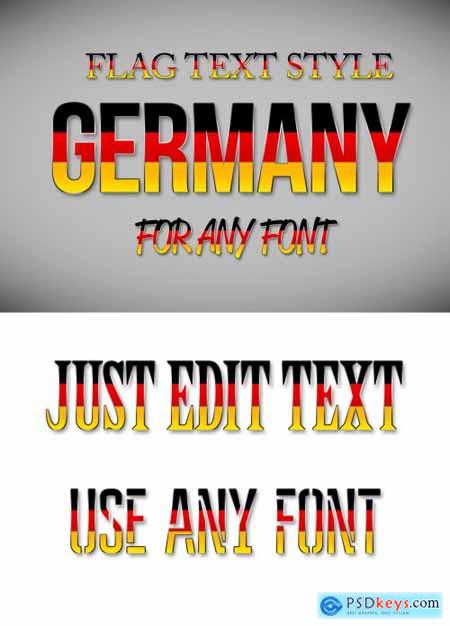 Germany Flag Text Effect Mockup 320384334