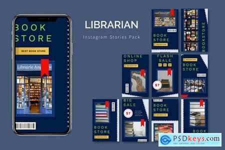 Librarian - Instagram Story Pack
