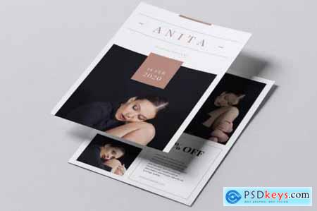 ANITA Fashion Store Flyer & Business Card