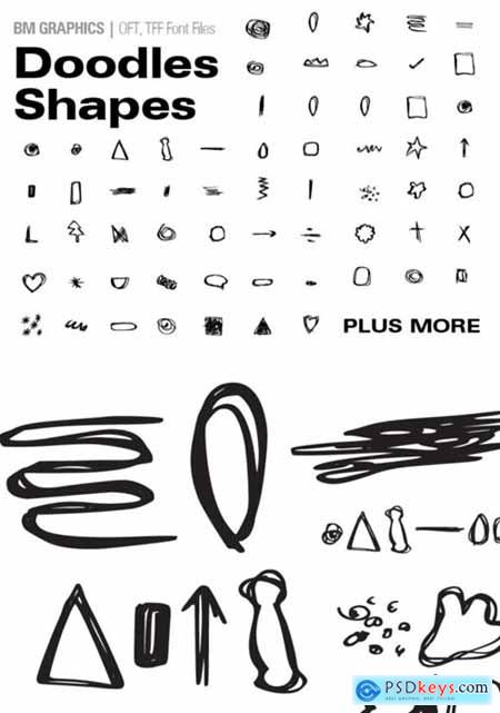 Doodle Shapes Font